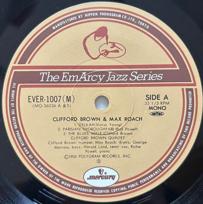 Clifford Brown & Max Roach - Clifford Brown & Max Roach (1983 Japanese EmArcy Mono Vinyl LP)