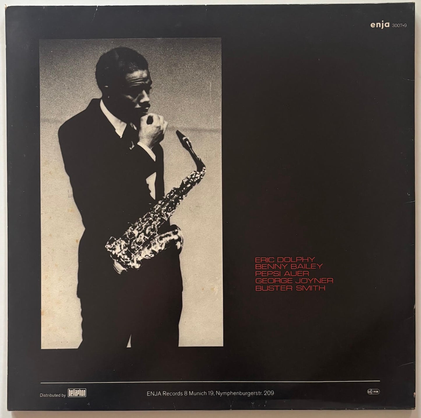 Eric Dolphy - Berlin Concerts (1977 German Enja 2LP enja Vinyl)