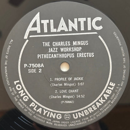 Charles Mingus - Pithecanthropus Erectus (1976 Japanese Atlantic Mono Vinyl LP)