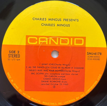Charles Mingus - Presents Charles Mingus (1977 Japanese Candid Vinyl LP)