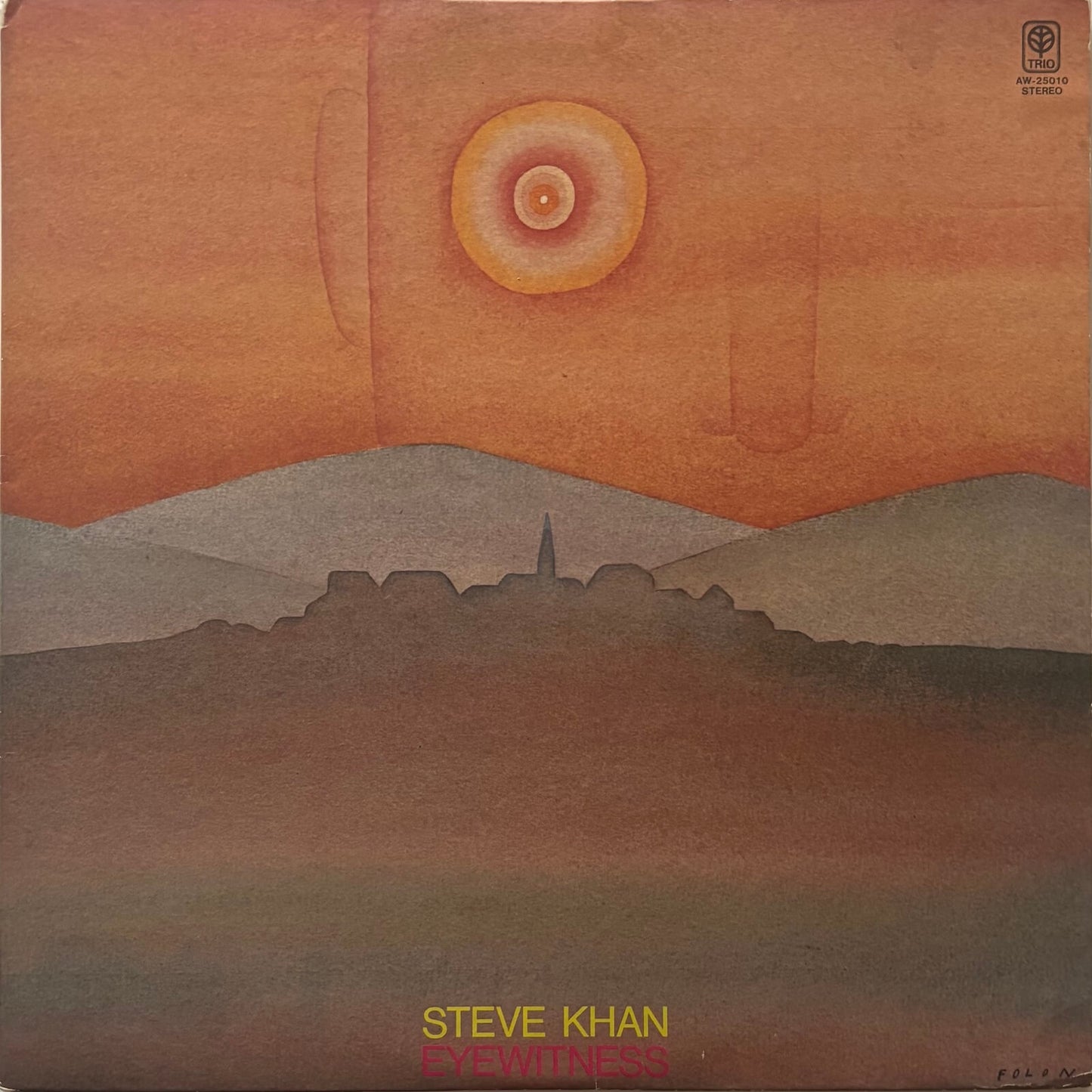 Steve Khan - Eyewitness (1981 Japanese Trio Records Vinyl LP)