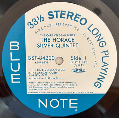 Horace Silver Quintet - The Cape Verdean Blues (1983 Japanese Blue Note Vinyl LP)