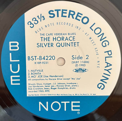Horace Silver Quintet - The Cape Verdean Blues (1983 Japanese Blue Note Vinyl LP)