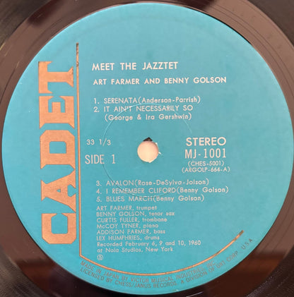 Art Farmer & Benny Golson - Meet The Jazztet (1975 Japanese Cadet Stereo Vinyl LP)