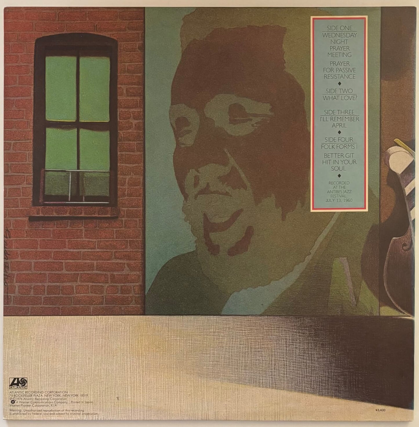 Charles Mingus - Mingus at Antibes (1979 Japanese Atlantic Gatefold 2LP)