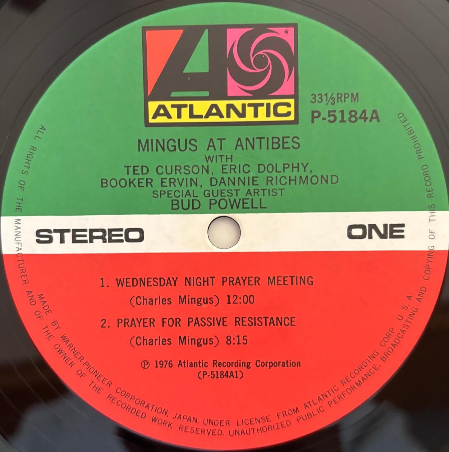 Charles Mingus - Mingus at Antibes (1979 Japanese Atlantic Gatefold 2LP)