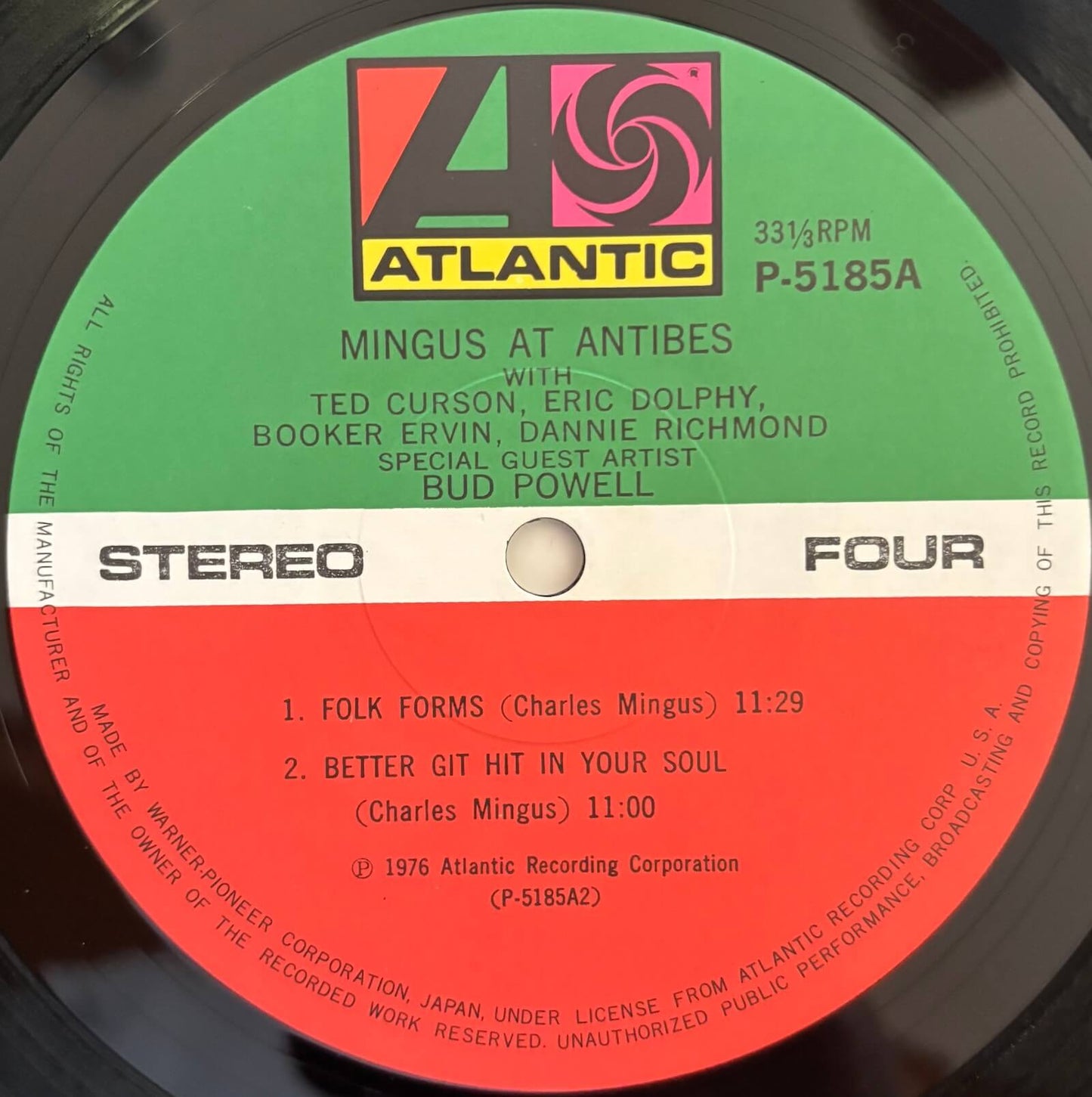 Charles Mingus - Mingus at Antibes (1979 Japanese Atlantic Gatefold 2LP)