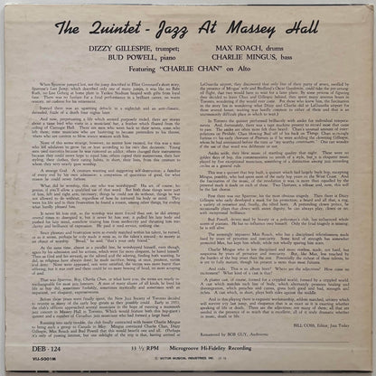 The Quintet - Jazz At Massey Hall (1976 Japanese Debut/Fantasy Mono Vinyl LP)