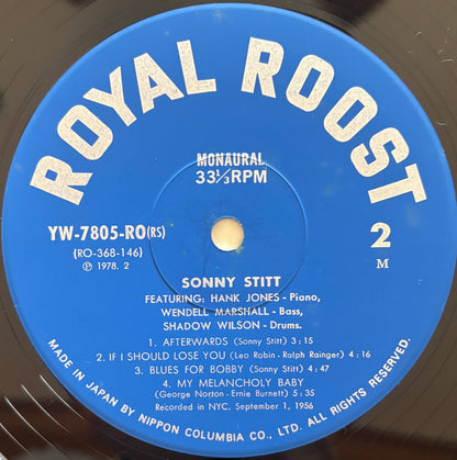 Sonny Stitt - Sonny Stitt Plays (1978 Japanese Roost Mono Vinyl LP)