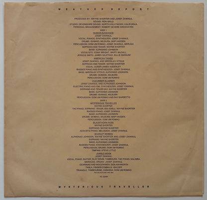 Weather Report - Mysterious Traveller (1974 US Columbia CBS Export Vinyl LP)