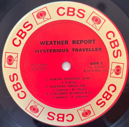Weather Report - Mysterious Traveller (1974 US Columbia CBS Export Vinyl LP)