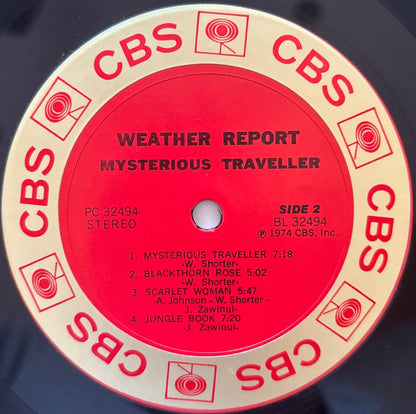 Weather Report - Mysterious Traveller (1974 US Columbia CBS Export Vinyl LP)
