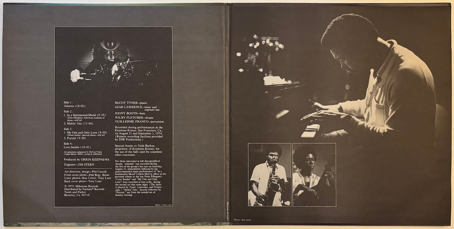 McCoy Tyner - Atlantis (1975 US Milestone Gatefold Vinyl 2LP)