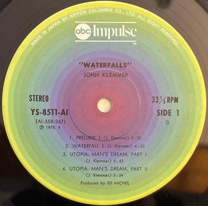 John Klemmer - Waterfalls (1978 Japanese ABC Impulse! Vinyl LP)