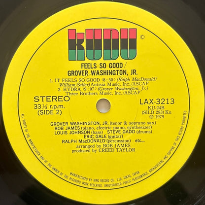 Grover Washington Jr. - Feels So Good (1979 Japanese Kudu CTI Vinyl LP)
