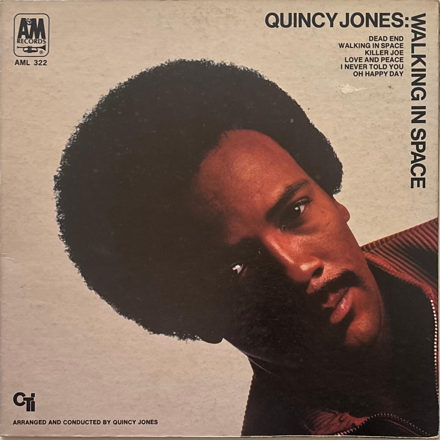 Quincy Jones - Walking In Space (1970 Japanese A&M/CTI Gatefold Vinyl LP)