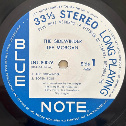 Lee Morgan - The Sidewinder (1976 Japanese Blue Note Vinyl LP)