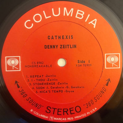 Denny Zeitlin - Cathexis (1964 US Columbia Stereo Vinyl LP)