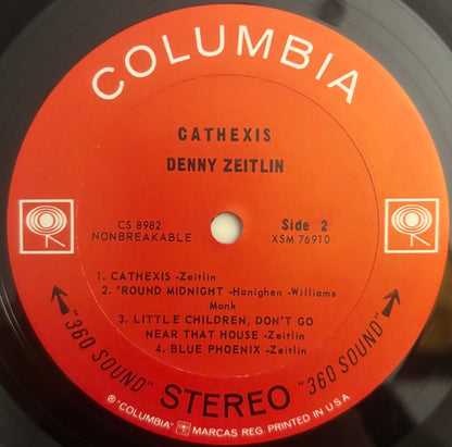 Denny Zeitlin - Cathexis (1964 US Columbia Stereo Vinyl LP)