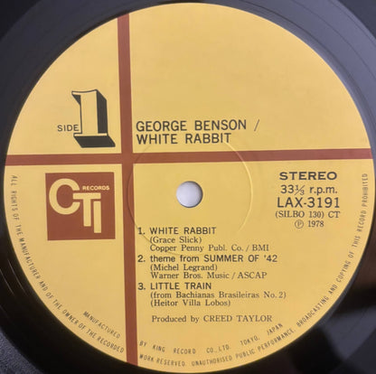 George Benson - White Rabbit (1978 Japanese CTI Vinyl LP)
