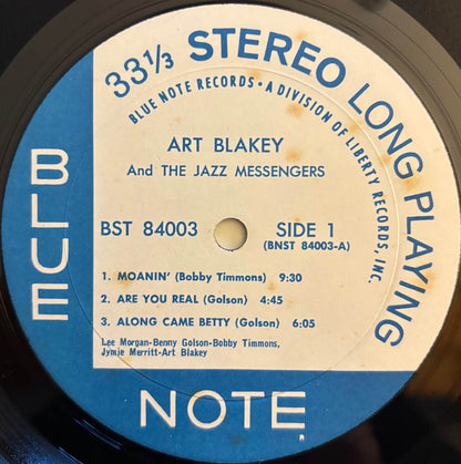 Art Blakey And The Jazz Messengers - Moanin' (1968 US Blue Note Liberty Pressing BST 84003, Japanese Import Obi, Vinyl LP)