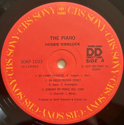 Herbie Hancock - The Piano (1979 Japanese CBS/Sony Master Sound Direct Disk Vinyl LP)