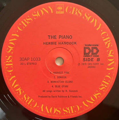 Herbie Hancock - The Piano (1979 Japanese CBS/Sony Master Sound Direct Disk Vinyl LP)