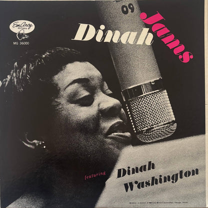 Dinah Washington - Dinah Jams (1972 US EmArcy Mercury Mono Reissue Vinyl LP)