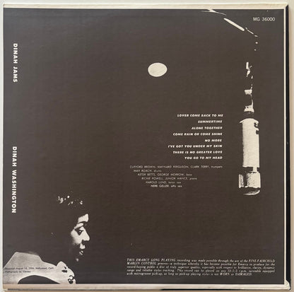 Dinah Washington - Dinah Jams (1972 US EmArcy Mercury Mono Reissue Vinyl LP)