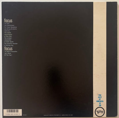 Stan Getz & Eddie Sauter - Focus (1986 Japanese Verve Vinyl LP Gatefold)