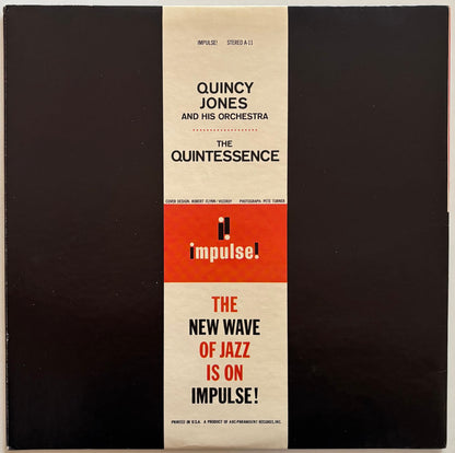 Quincy Jones And His Orchestra - The Quintessence (1970s US Impulse! Stereo Vinyl LP)