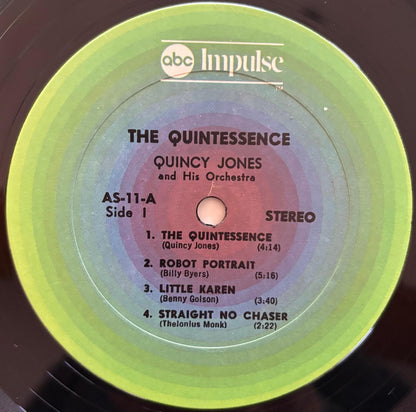 Quincy Jones And His Orchestra - The Quintessence (1970s US Impulse! Stereo Vinyl LP)