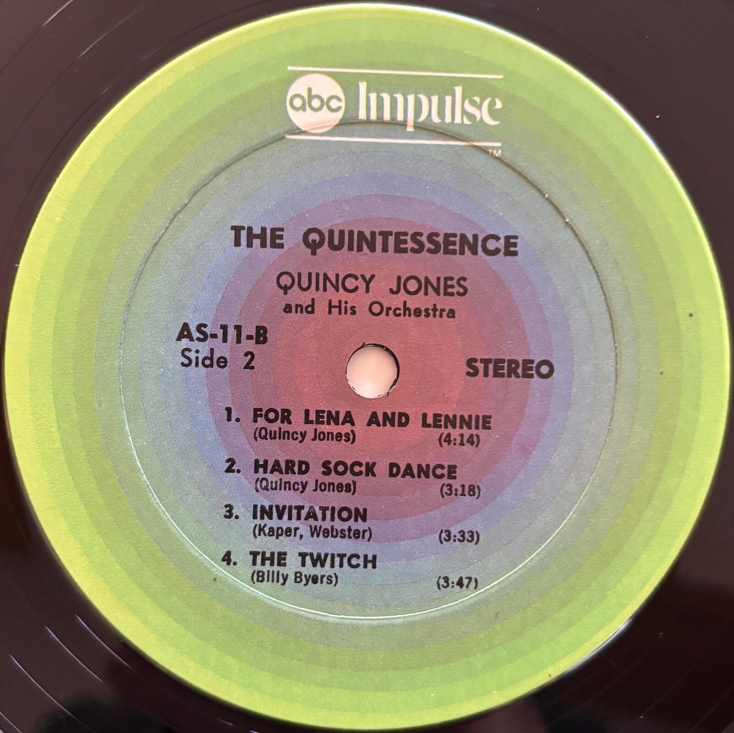 Quincy Jones And His Orchestra - The Quintessence (1970s US Impulse! Stereo Vinyl LP)