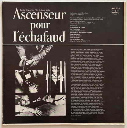 Miles Davis - Ascenseur Pour L'Echafaud (1974 US Mercury Mono Vinyl LP)