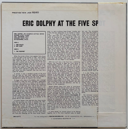 Eric Dolphy - At The Five Spot, Volume 1 (1978 Japanese Prestige Stereo Vinyl LP)