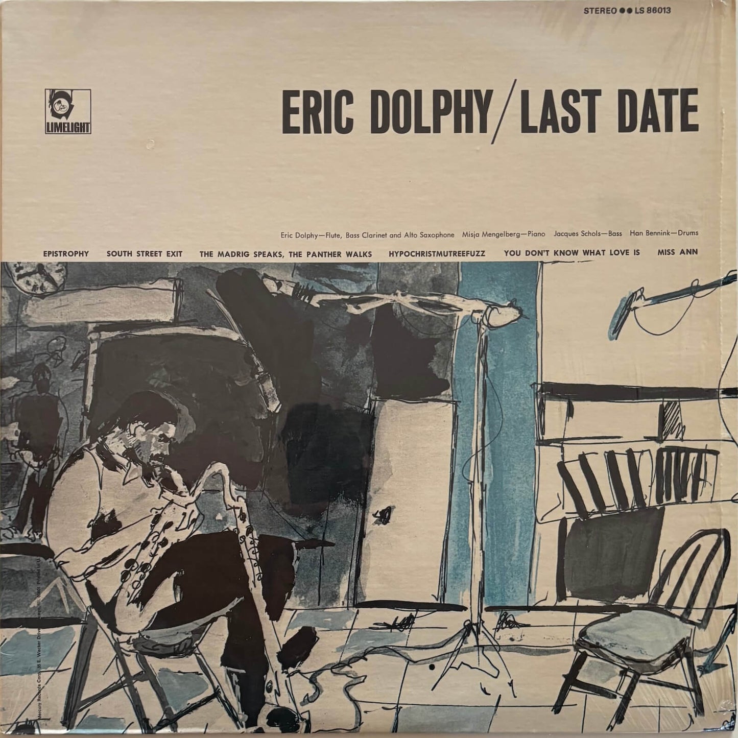 Eric Dolphy - Last Date (US Limelight Stereo Vinyl LP)