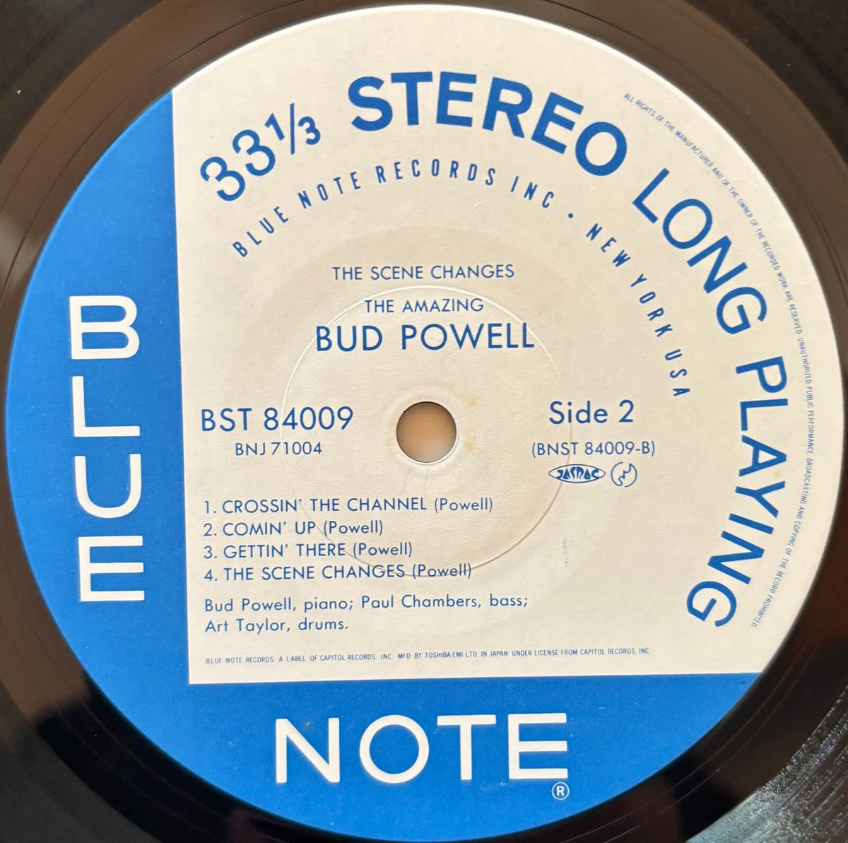 The Amazing Bud Powell - The Scene Changes, Vol. 5 (1983 Japanese Blue Note Stereo Vinyl LP)