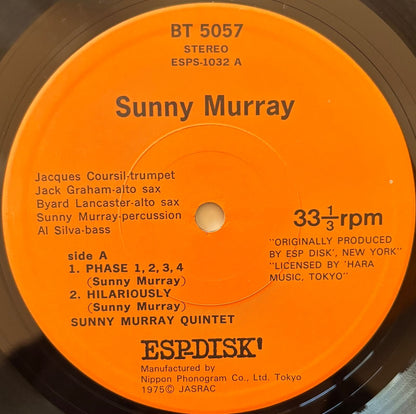 Sunny Murray - Sunny Murray (1975 Japanese ESP-Disk' Vinyl LP)