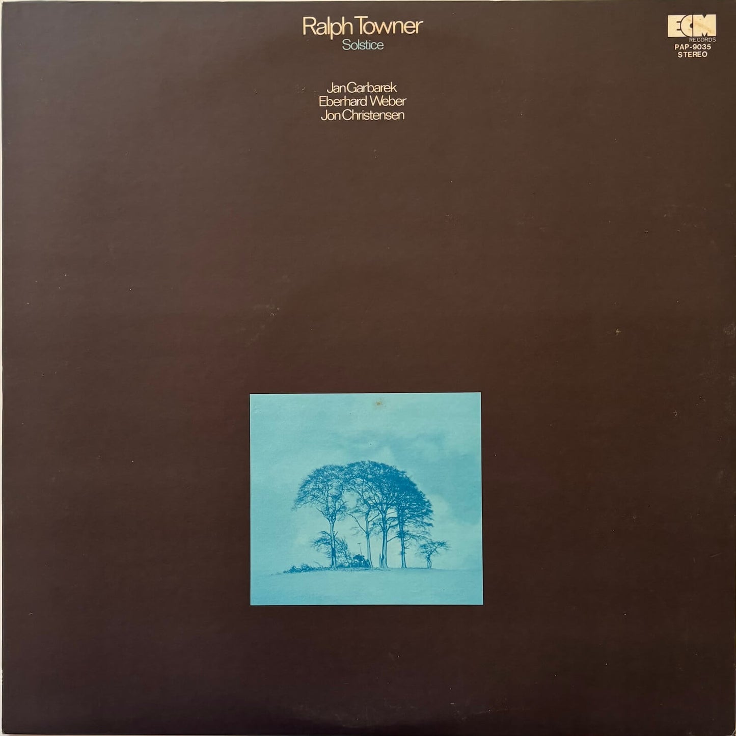 Ralph Towner - Solstice (1975 Japanese Pressing, ECM Records Vinyl LP)