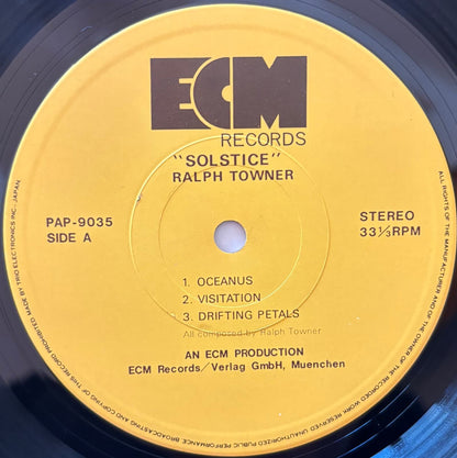 Ralph Towner - Solstice (1975 Japanese Pressing, ECM Records Vinyl LP)