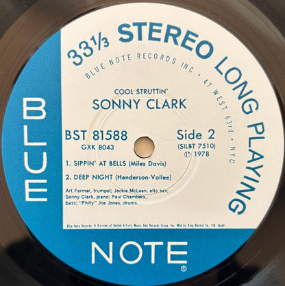 Sonny Clark - Cool Struttin' (1978 Japanese Pressing, Blue Note Vinyl LP)
