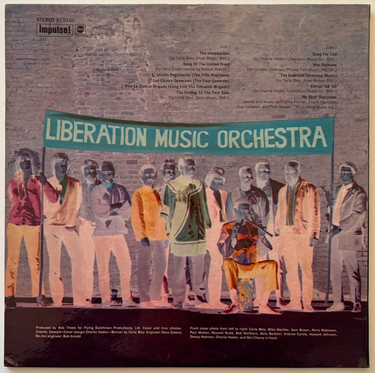 Charlie Haden - Liberation Music Orchestra (1970 US Original, Impulse! Vinyl LP)