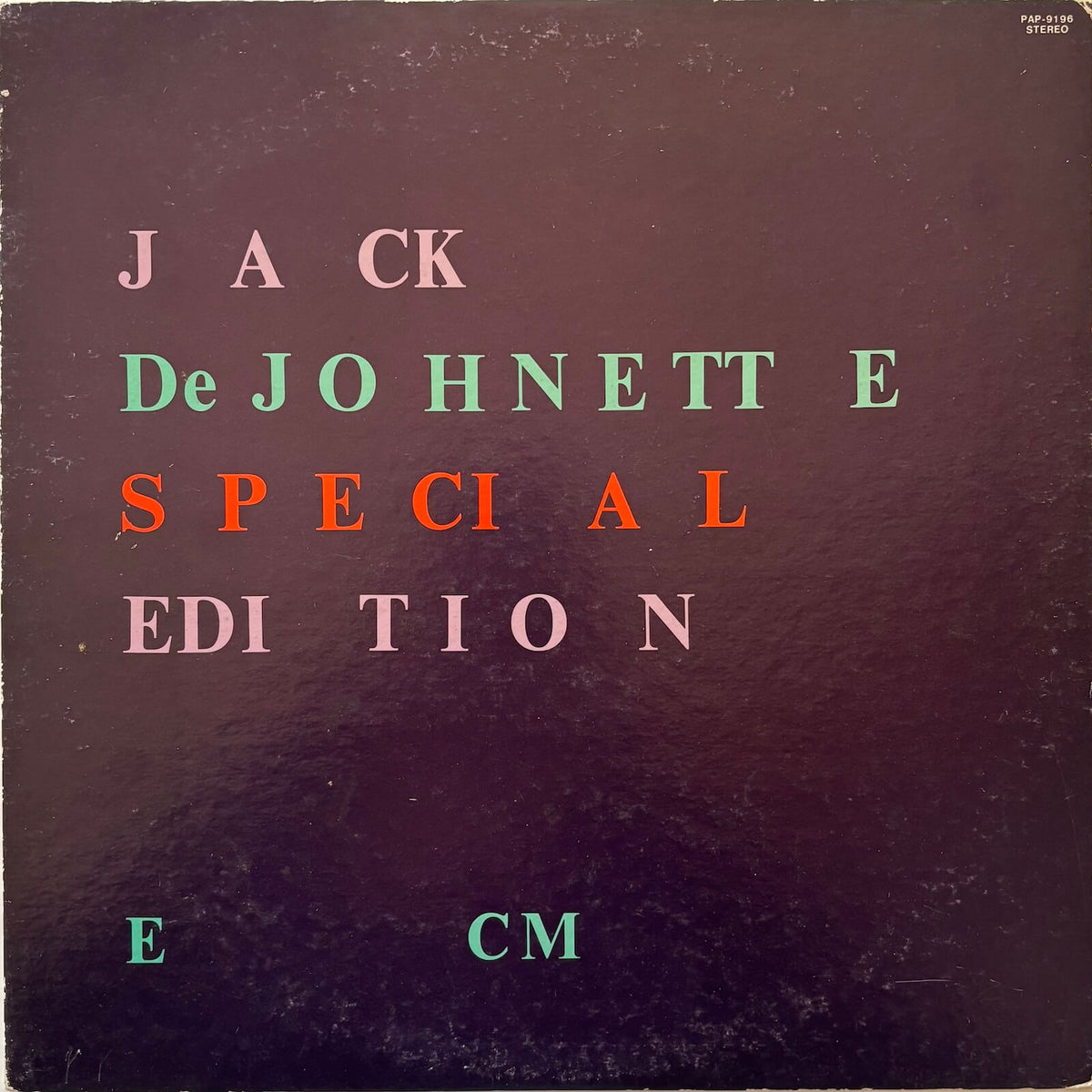 Jack DeJohnette - Special Edition (1980 Japanese Pressing, ECM Records Vinyl LP)