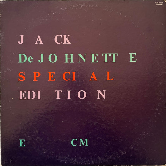 Jack DeJohnette - Special Edition (1980 Japanese Pressing, ECM Records Vinyl LP)