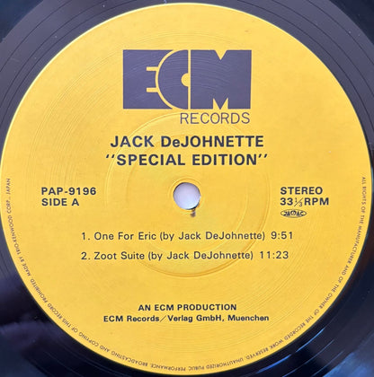 Jack DeJohnette - Special Edition (1980 Japanese Pressing, ECM Records Vinyl LP)