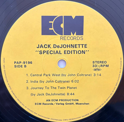 Jack DeJohnette - Special Edition (1980 Japanese Pressing, ECM Records Vinyl LP)