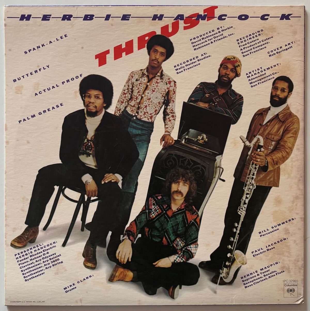 Herbie Hancock - Thrust (1974 US Pressing for Japan, CBS/Sony Vinyl LP)
