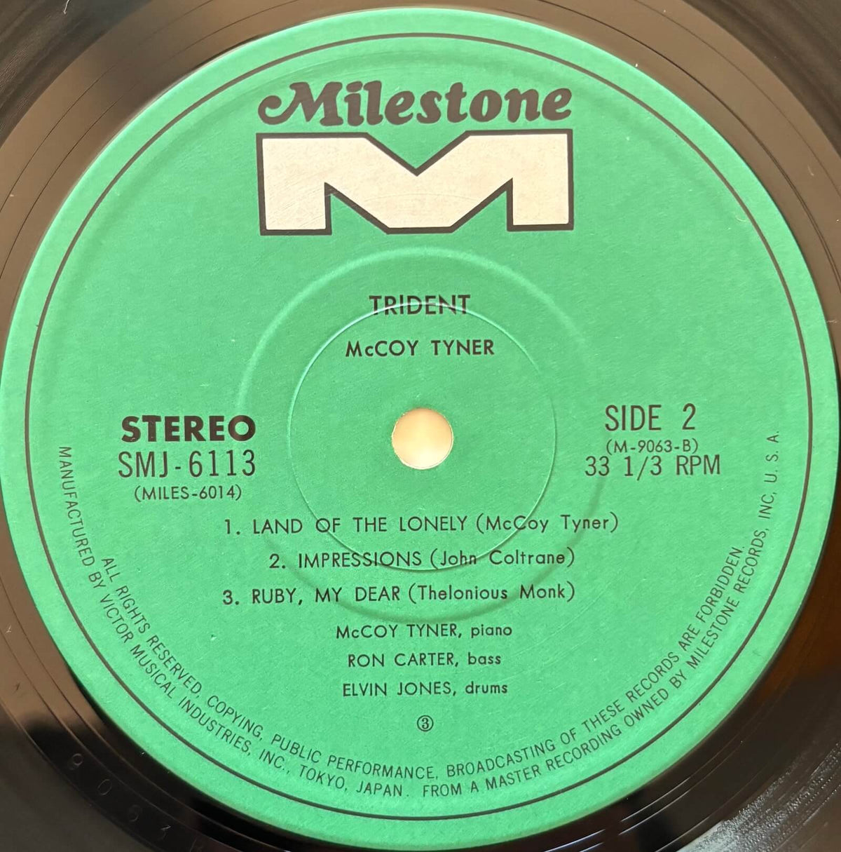 McCoy Tyner - Trident (1975 Japanese Milestone Stereo LP)