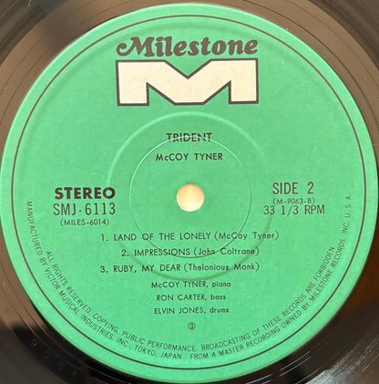 McCoy Tyner - Trident (1975 Japanese Milestone Stereo LP)