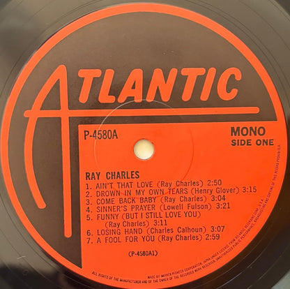Ray Charles - Ray Charles (1979 Japanese Atlantic Mono Vinyl LP)